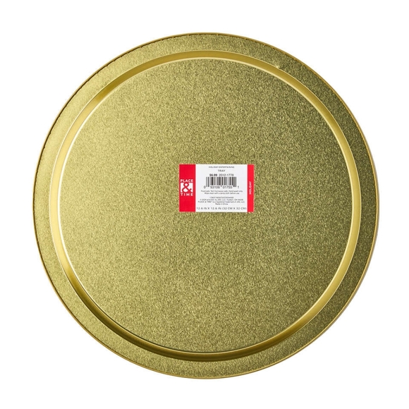 13" Merry Christmas Wreath Cookie Tray by Place & Time (5 trays) sold together - Picture 2 of 2